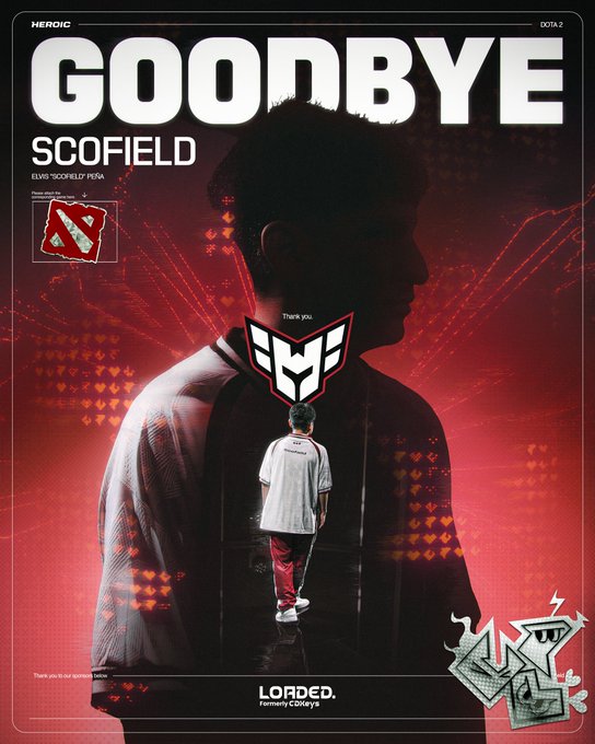 Scofield leave Heroic