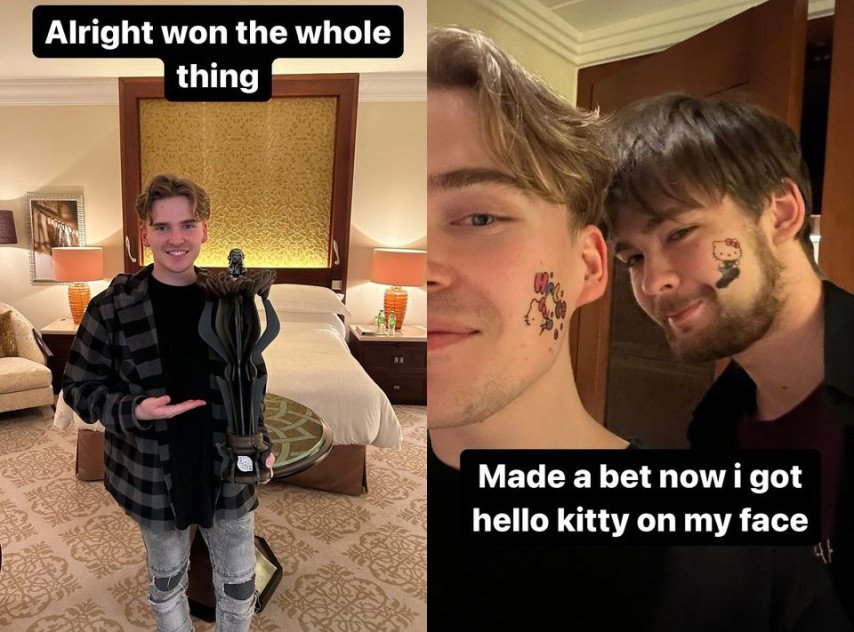 Skiter and Malrine Hello Kitty