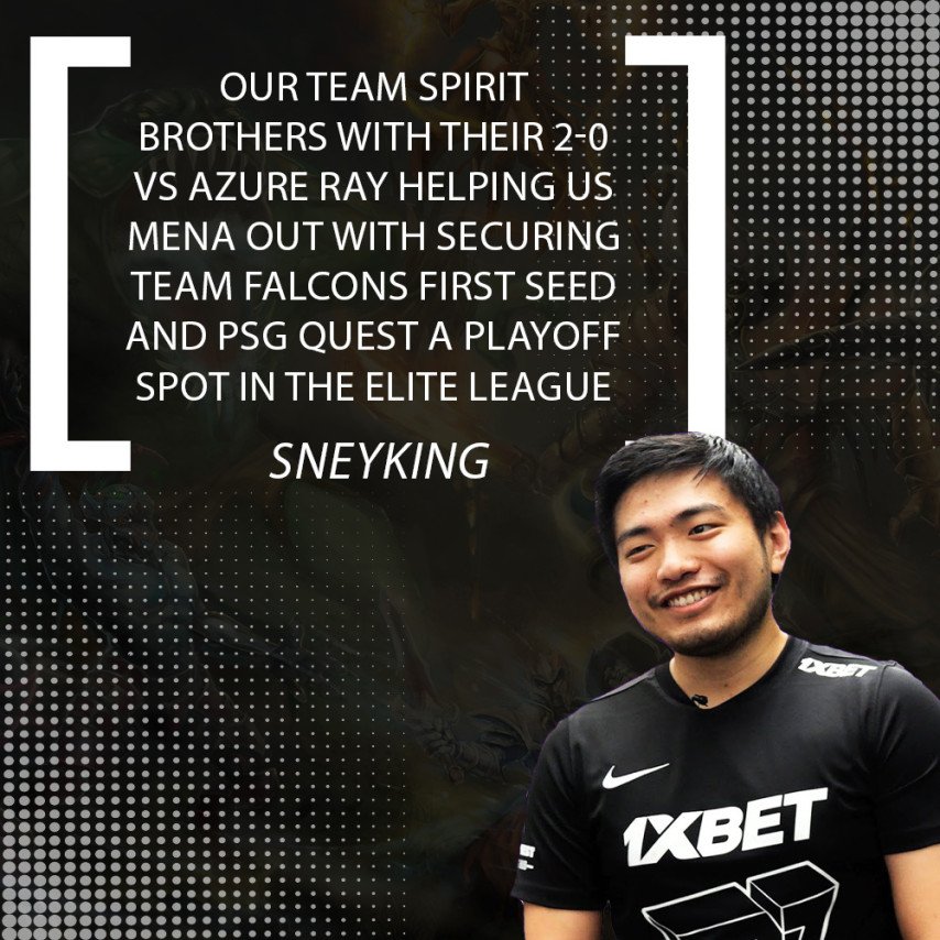 Sneyking о Team Spirit