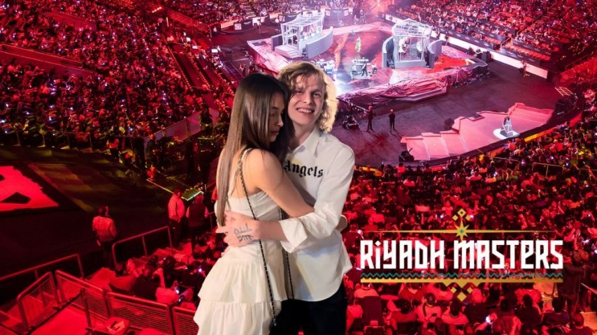 Dyrachyo's girlfriend cheered on a eSports player ahead of the Riyadh ...