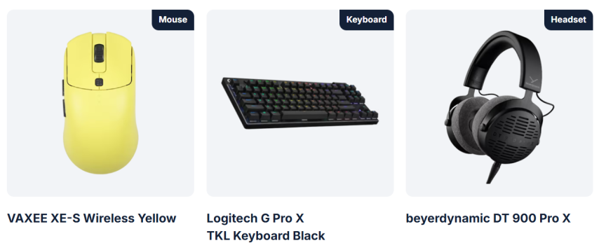 Stewie2k gaming gear