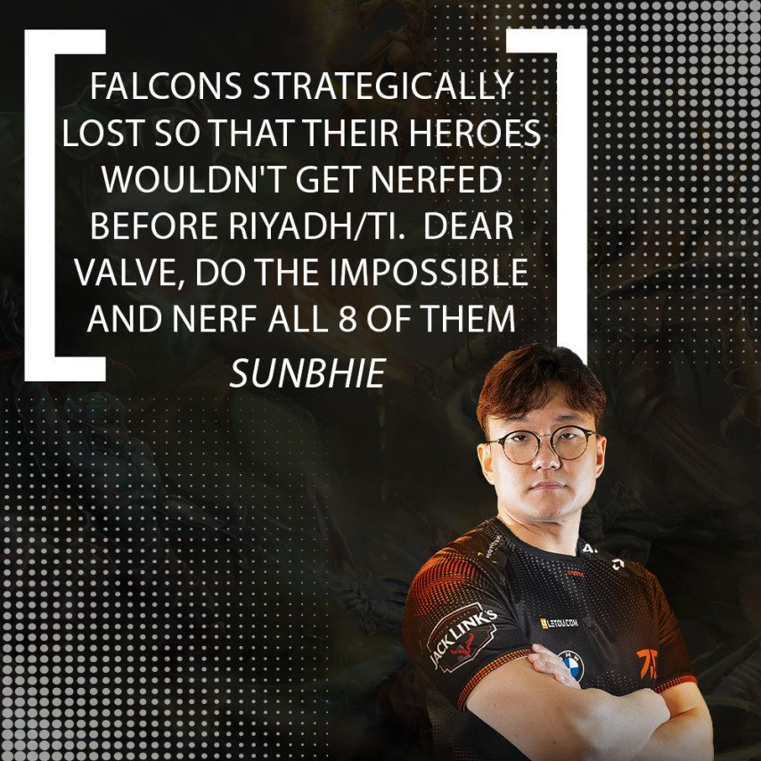 SunBhie about Team Falcons