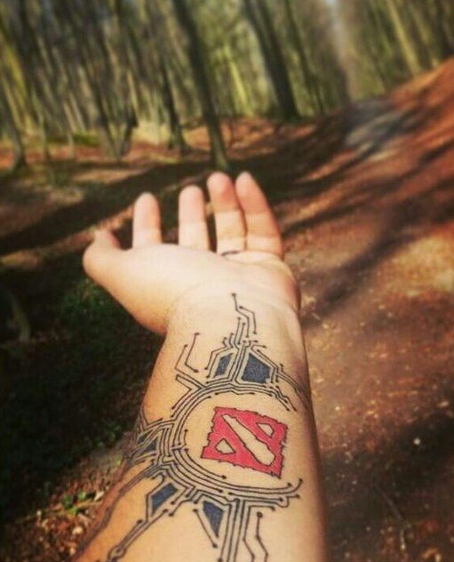 dota 2 best tatto logo