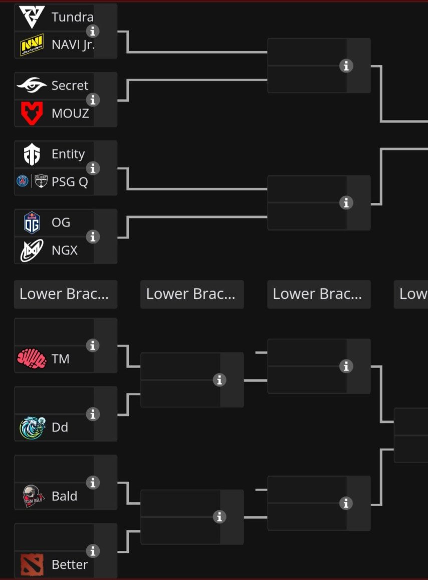 Team Bald in closed qualifying for The International 2024