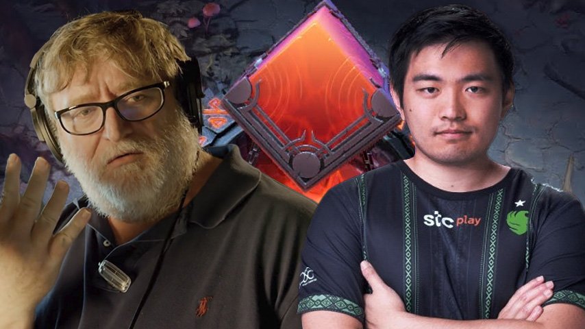 Gaben and Sneyking Dota 2