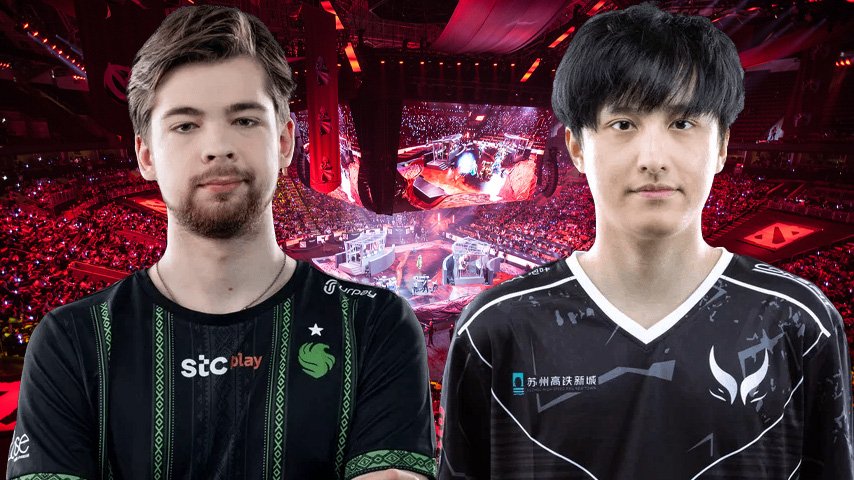 Malr1ne and Ame at ESL One Birmingham 2024