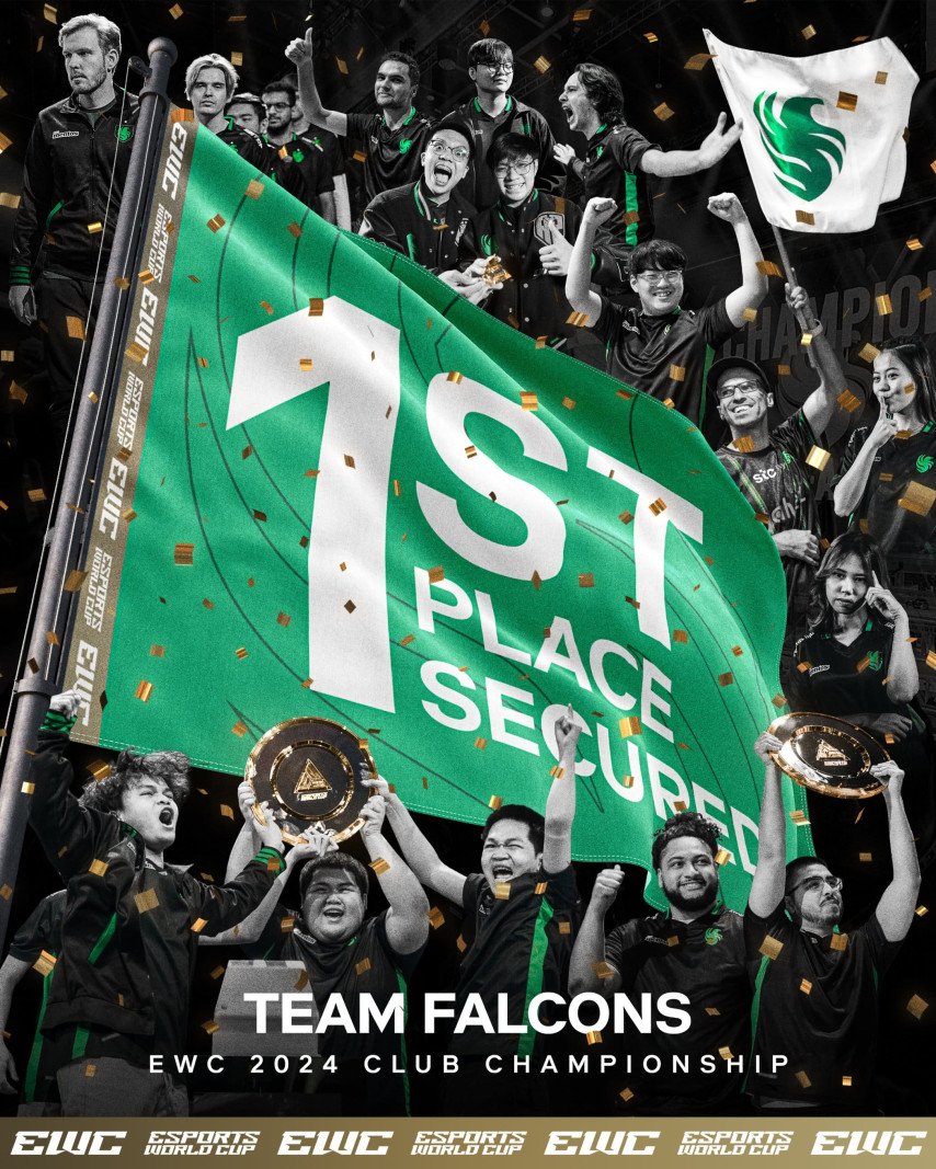 Team Falcons выиграли Esports World Cup