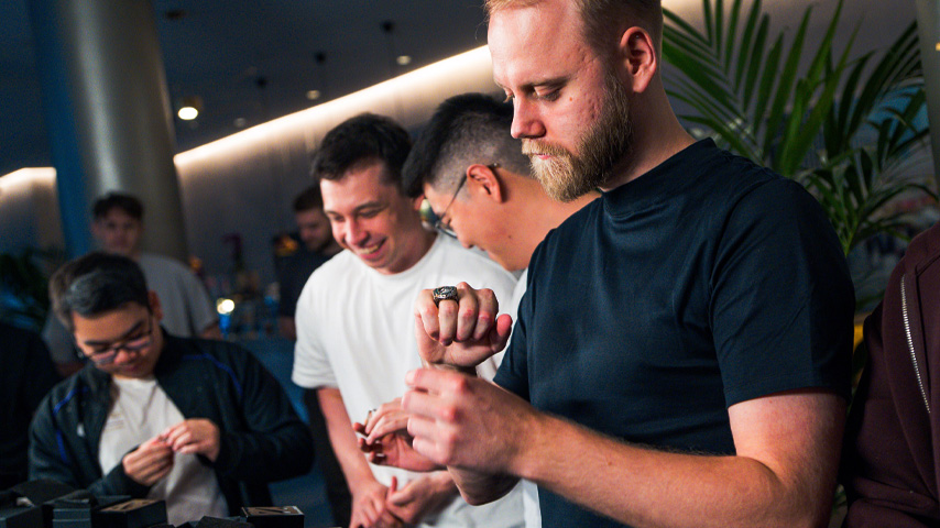 Team Liquid present from Valve