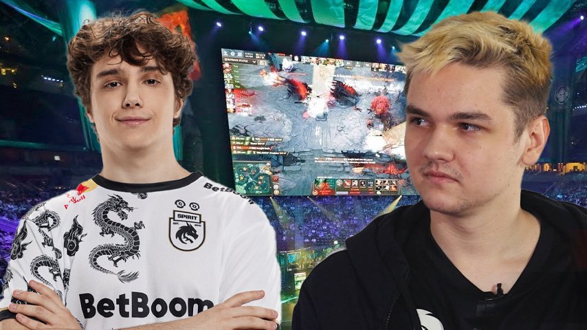 Larl and Yatoro Team Spirit