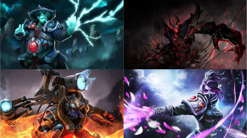 The best heroes for the mid of patch 7.36b