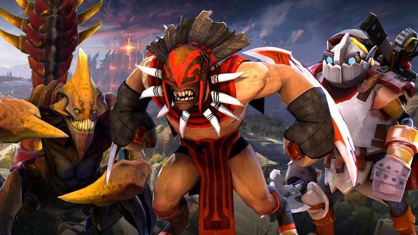 Sand King, Bloodseeker and Clockwerk