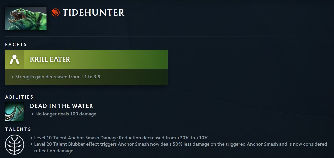 Tidehunter Patch 7.40b