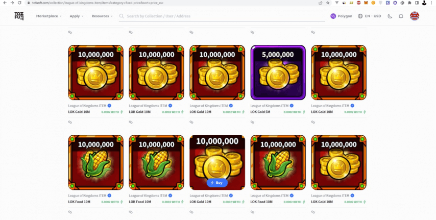 Tofunft купить золото LOK