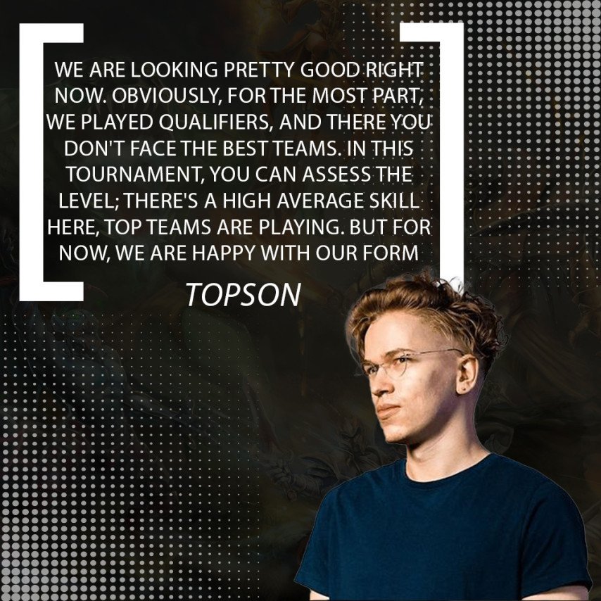 Topson about Tundra Esports