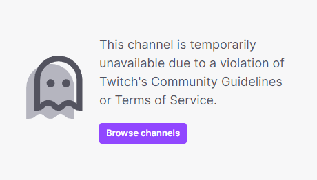 TORONTOTOKYO Twitch ban