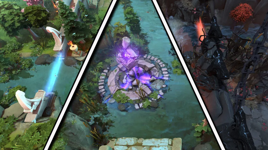 Dota 2 Patch 7.40 map changes