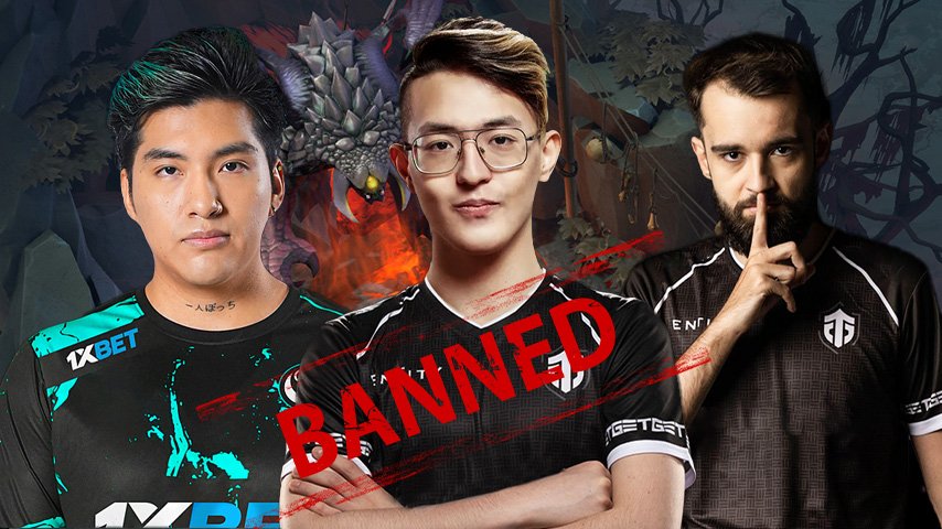 Watson, Stinger and Fishman Dota 2 ban