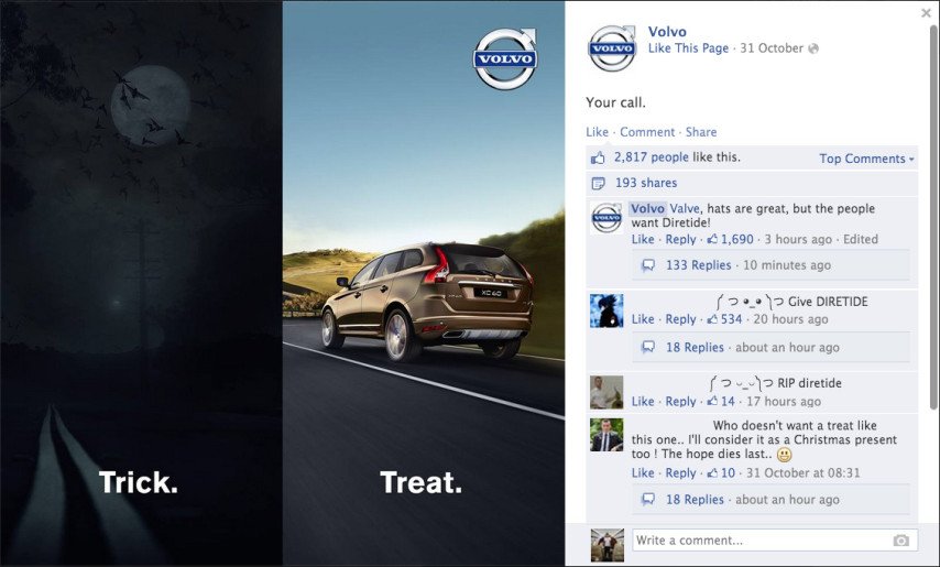 Volvo asked Valve GIVE DIRETIDE