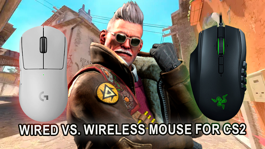 CS2 gaming mouse: wired or wireless?