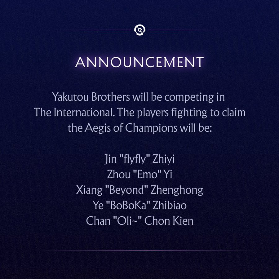 Yakult Brothers The International 2025