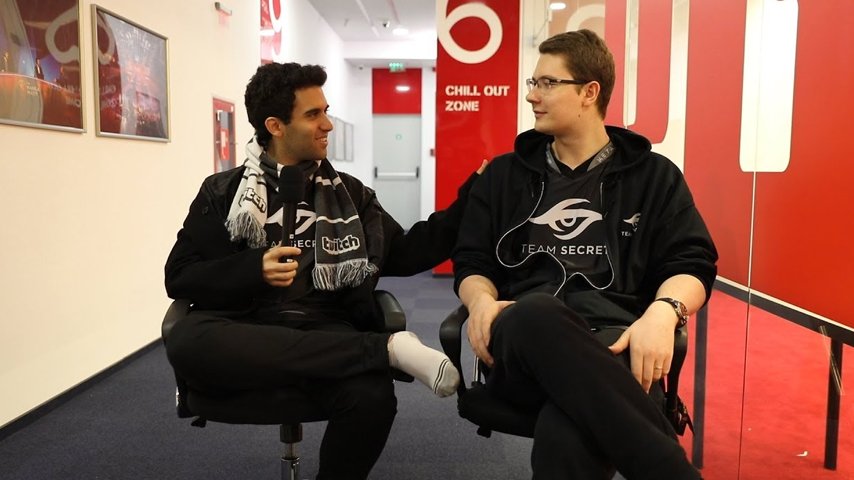 YapzOr and Puppey from Team Secret