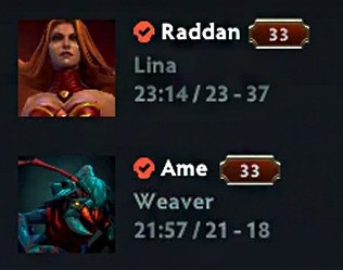 Yatoro and Ame Ladder Dota 2