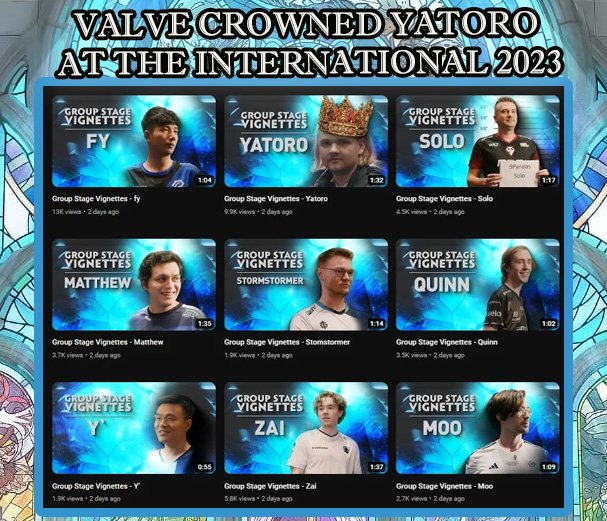 Yatoro best player Valve