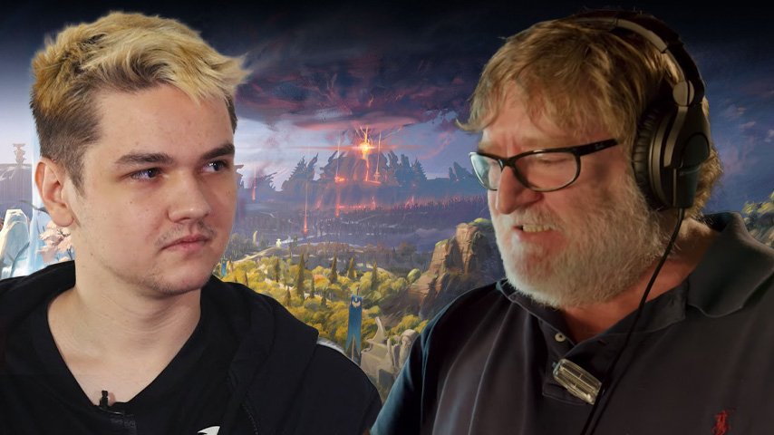 Yatoro and Gaben Dota 2