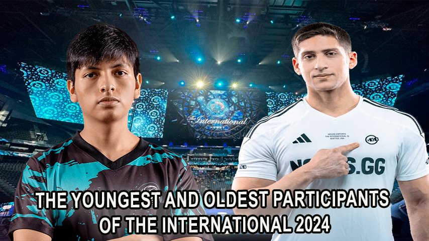 Young and veteran players at The International 2024.