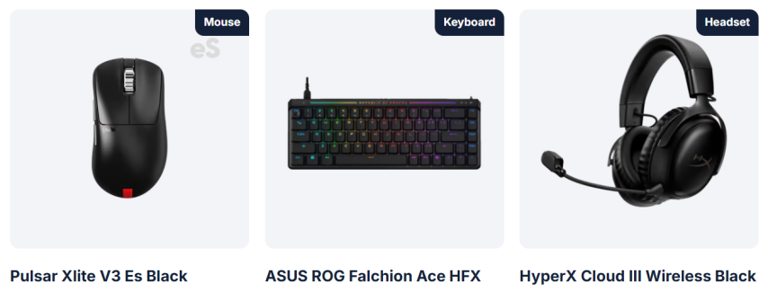 ZywOo gaming gear