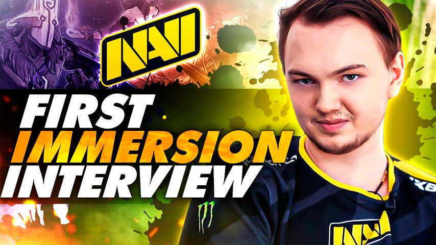 immersion we want to become a tier 1 team on a level with secret nigma