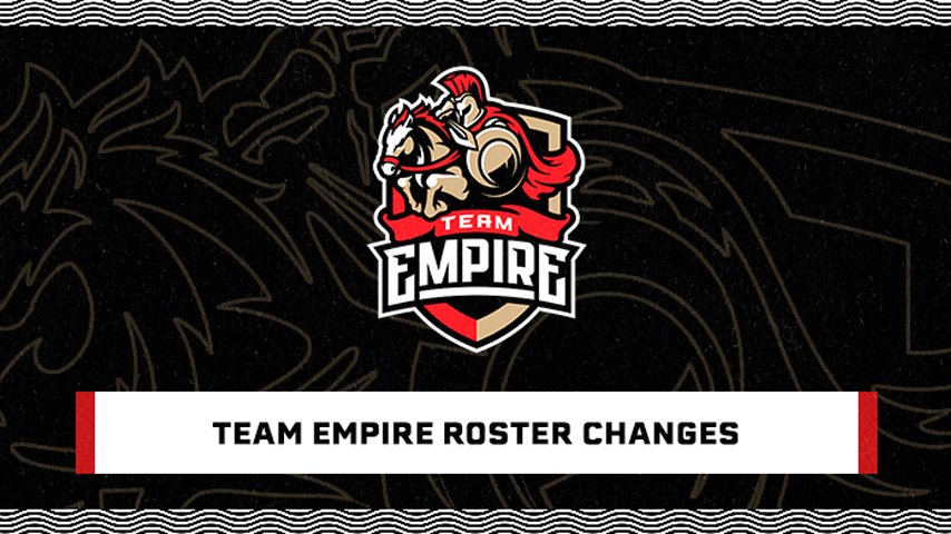 team empire announced roster changes