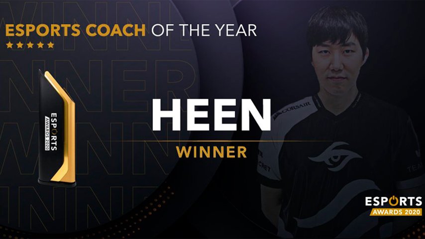 heen won coach of the year at the esports awards 2020