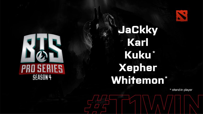 t1 announced roster for bts pro series season 4
