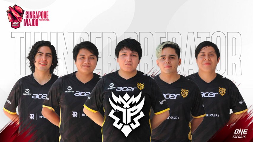 thunder predator вне конкуренции итоги первого дня singapore major group stage