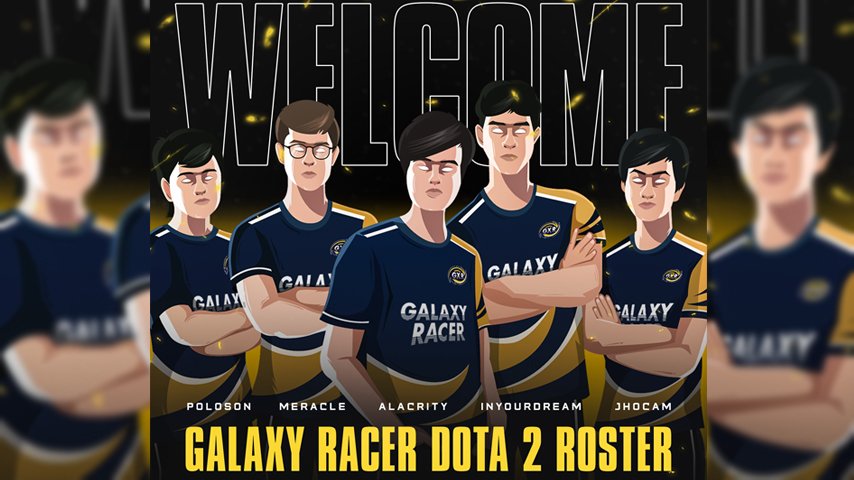 galaxy racer представили новый dota 2 состав