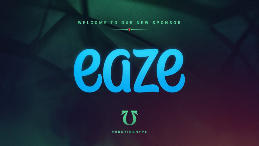 eaze стала спонсором team undying
